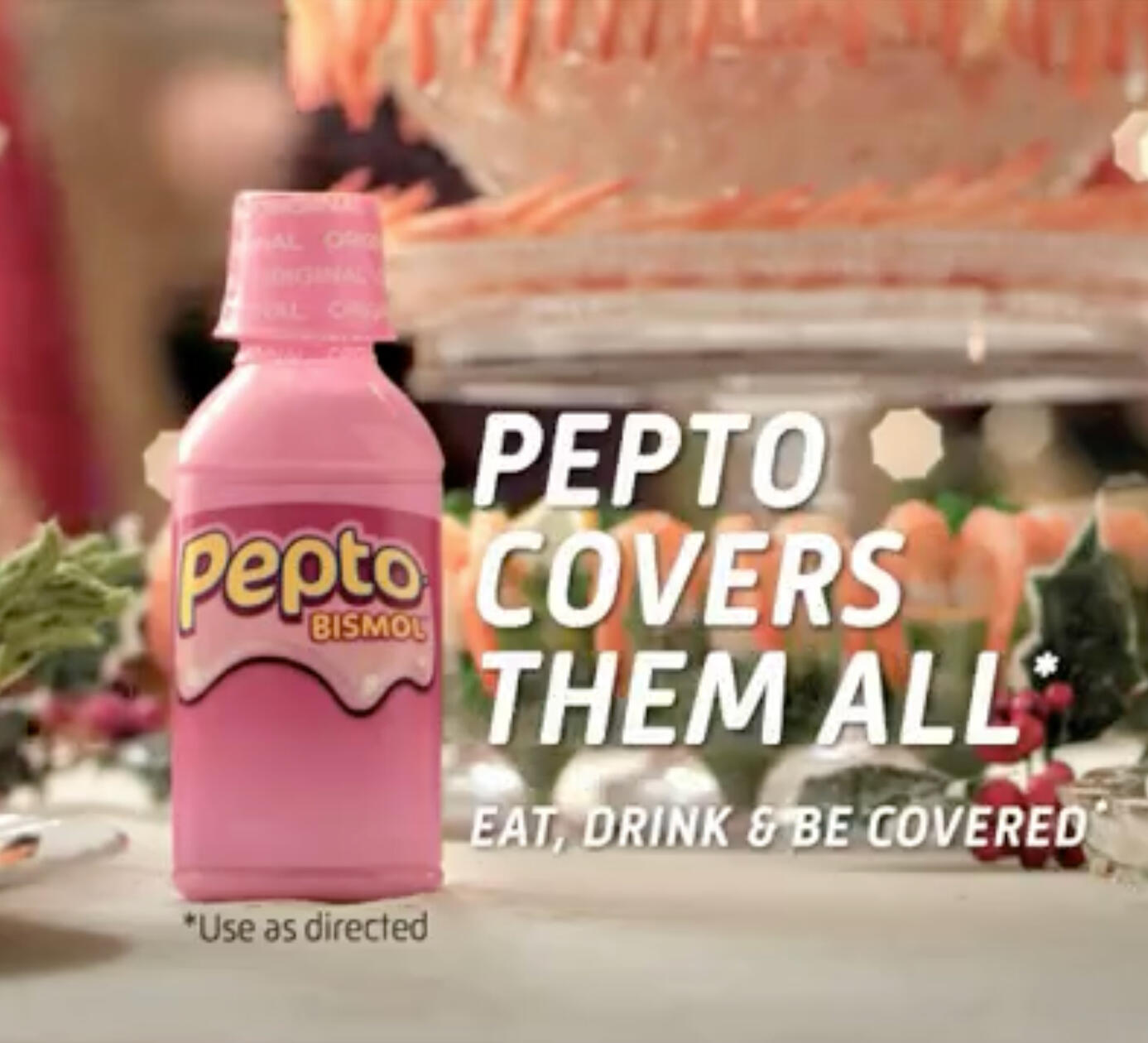 Pepto Bismol : TV Holiday Campaign : Publicis NY : Copywriter