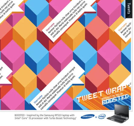 Samsung : Tweetwrap Stunt : Barbarian : Copywriter