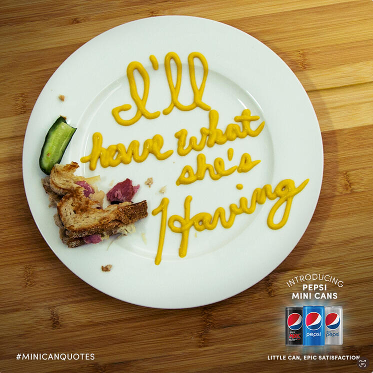 Pepsi Mini : Minican Print and Social : ACD, Copy : Barbarian