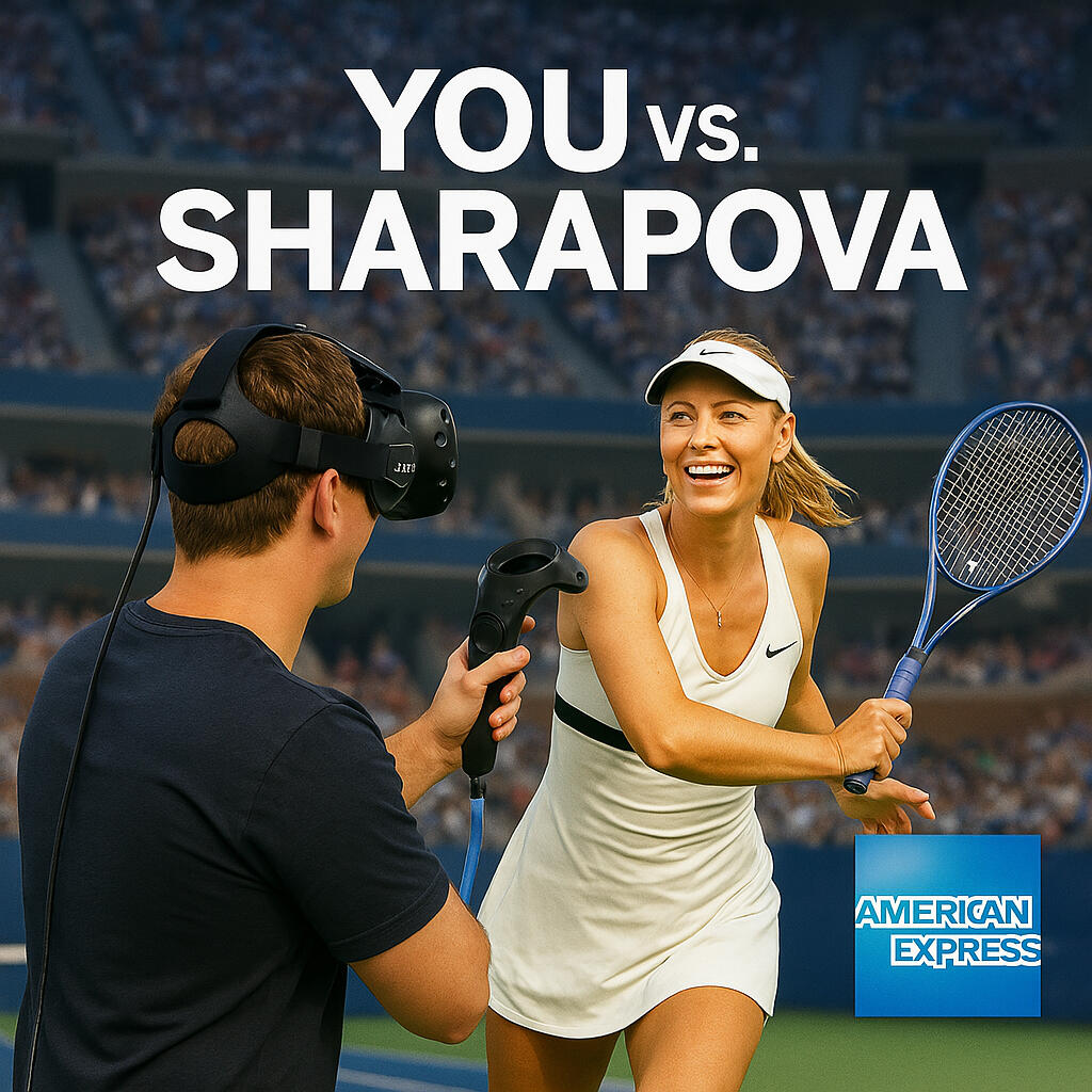 American Express : Maria Sharapova US Open AR Experiential : Momentum : Creative Director