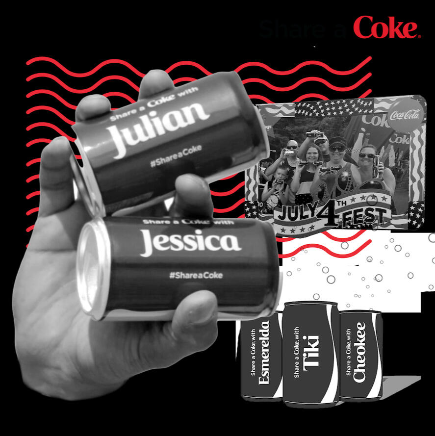 Coca-Cola : Share a Coke Experiential : Momentum : Creative Director